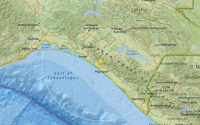 Động đất mạnh 6,6 độ Richter làm rung chuyển miền Nam Mexico