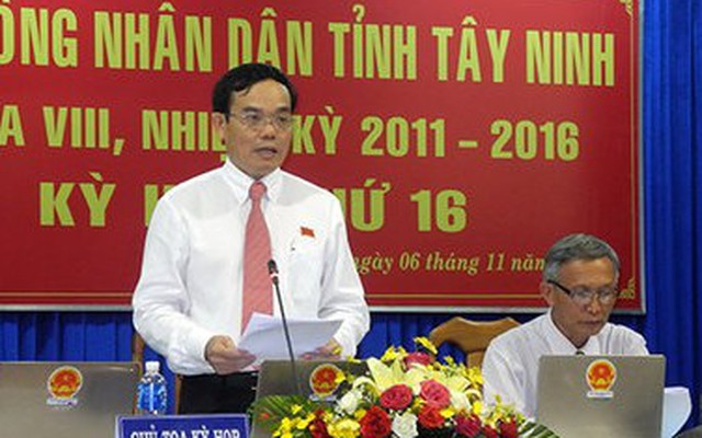 Ông Phạm Văn Tân làm chủ tịch UBND tỉnh Tây Ninh