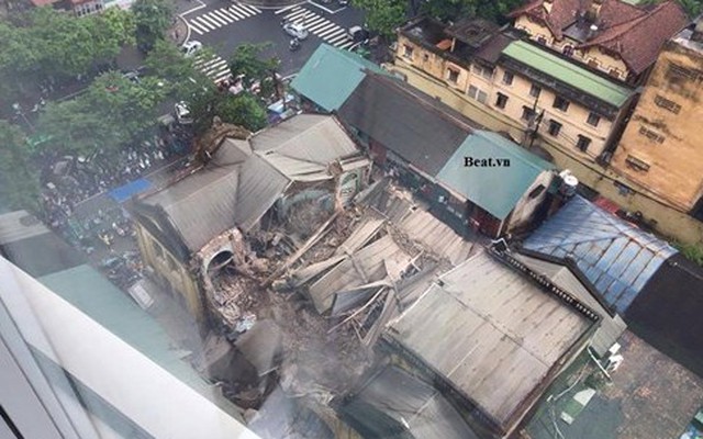 Hà Nội bố trí 40 căn hộ tạm cư cho người dân bị sập nhà