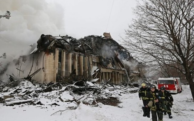 Cháy lớn thiêu rụi 1 triệu tài liệu quý của Nga