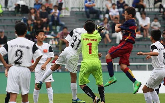 Thua U12 Barca 1-5, U12 Việt Nam xếp hạng 4 giải đấu tại Nhật Bản