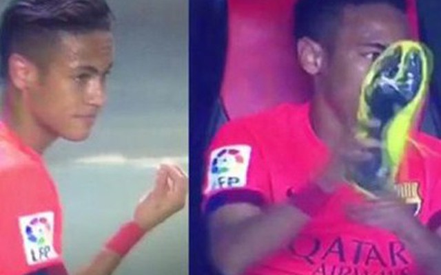 Neymar la hét, ném giầy vì bị thay ra