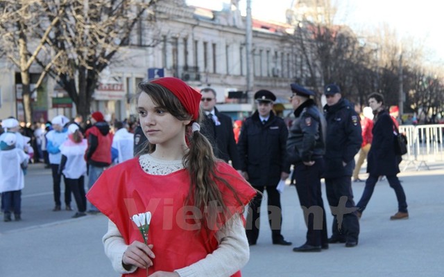 Crimea kỷ niệm một năm ngày trưng cầu dân ý sáp nhập vào Nga