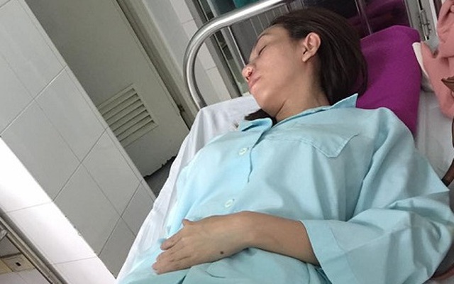 Hoa hậu hài Thu Trang bị chảy máu mũi không cầm được phải nhập viện cấp cứu