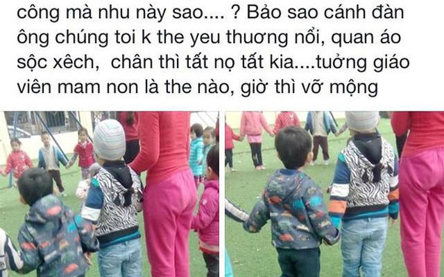 Anh chàng chê cô giáo mầm non chân nọ, tất kia bị “ném đá” không nương tay