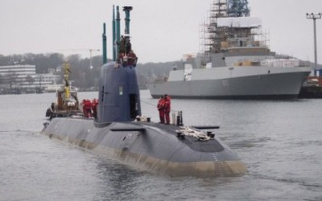 Israel nhận tàu ngầm Dolphin thứ 5 của Đức