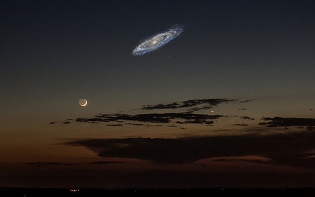 Thiên hà Andromeda đang lao về Ngân Hà chúng ta, vụ va chạm sẽ rất đẹp