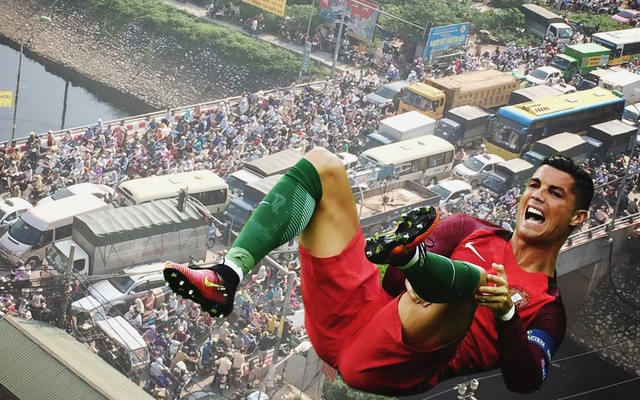 Đụng "bóng đá đường phố" ở Việt Nam, Ronaldo cũng chỉ biết khóc