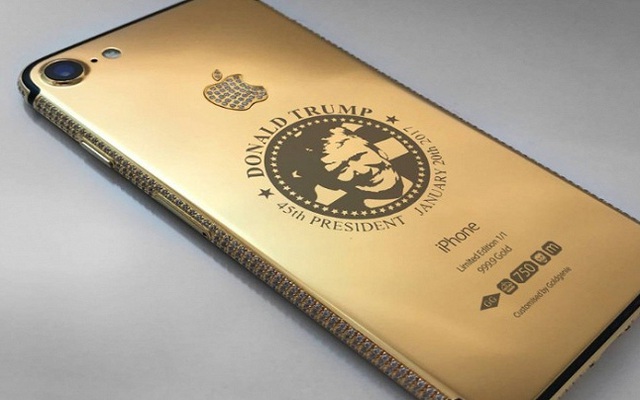 Bắt đầu bán 'Trump iPhone' mạ vàng giá 3 tỷ đồng
