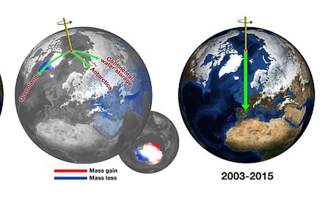 "Số đo ba vòng" của Trái đất đang thay đổi vì biến đổi khí hậu