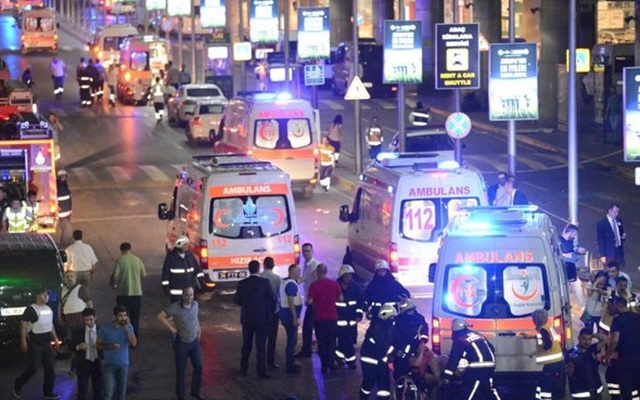 Đánh bom sân bay Thổ Nhĩ Kỳ: Con số thương vong tăng mạnh