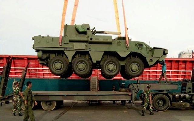 Indonesia nhận lô xe bọc thép BTR-4M đầu tiên