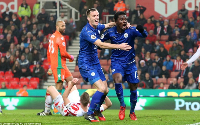 Clip bản quyền Premier League: Stoke 2-2 Leicester