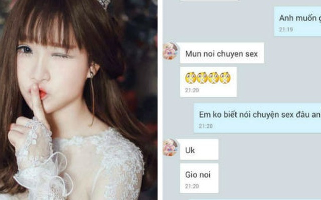 Hotgirl xinh đẹp cao tay đáp trả gã lạ mặt gạ chat ảnh nóng