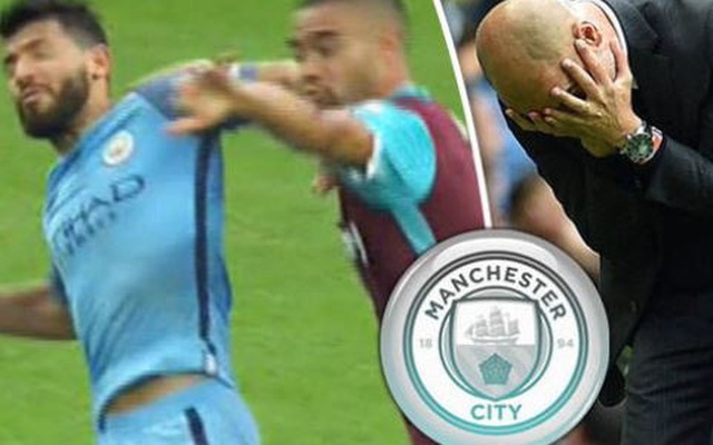 Aguero CHÍNH THỨC bị buộc tội đánh nguội, sắp lĩnh án treo giò 3 trận