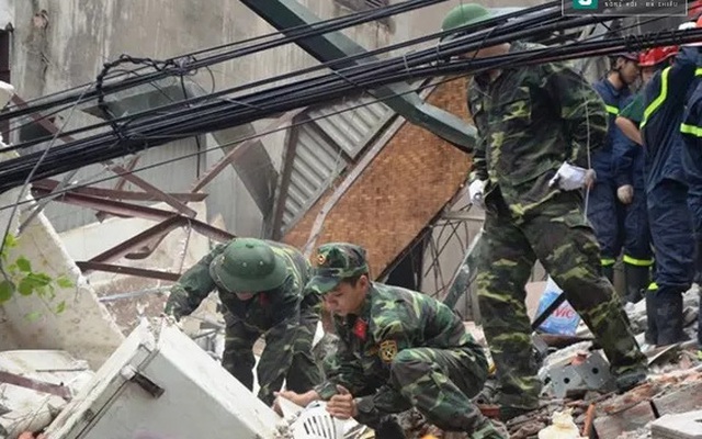 Vụ sập nhà 4 tầng ở Cửa Bắc: Hỗ trợ khẩn cấp cho các nạn nhân