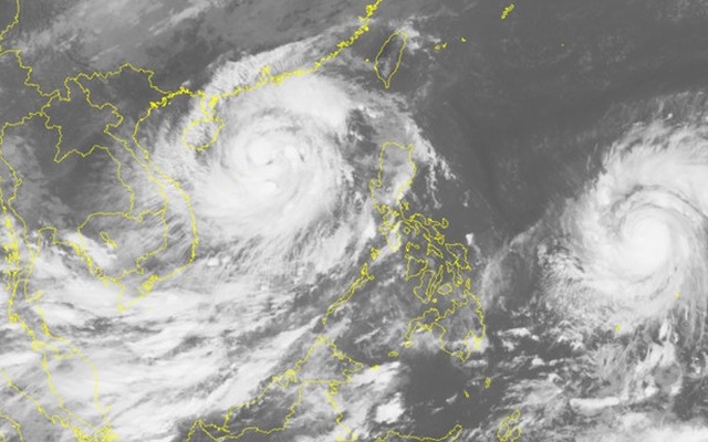 Tin mới nhất về siêu bão Haima cùng hướng với bão số 7
