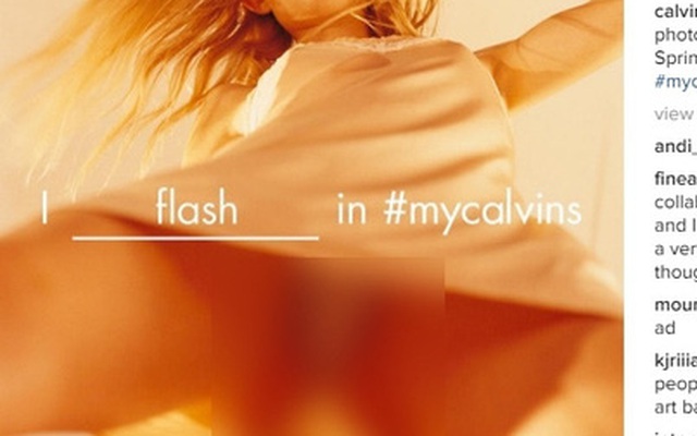 Calvin Klein khiến dân tình phát hoảng với ảnh chụp dưới váy người mẫu