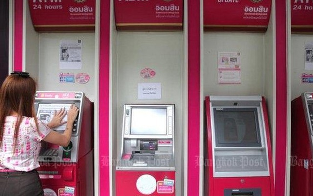 Thái Lan: 34.000 USD bị rút trộm, 3.000 cây ATM phải đóng cửa