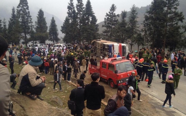 Tai nạn liên hoàn đường lên Sa Pa, 5 người thương vong