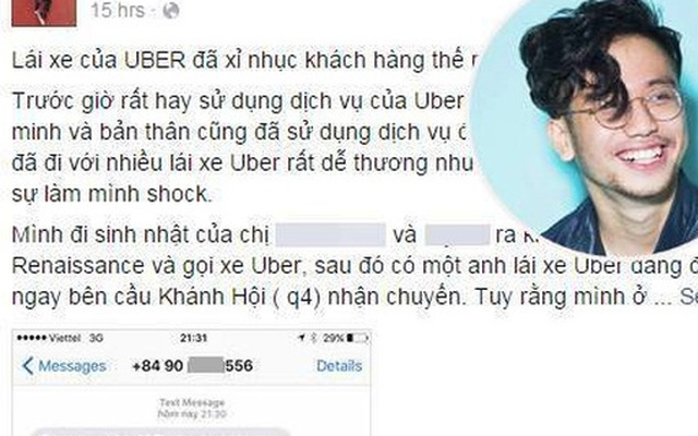 Tài xế Uber kỳ thị vùng miền, sỉ nhục khách là "đồ ngu"