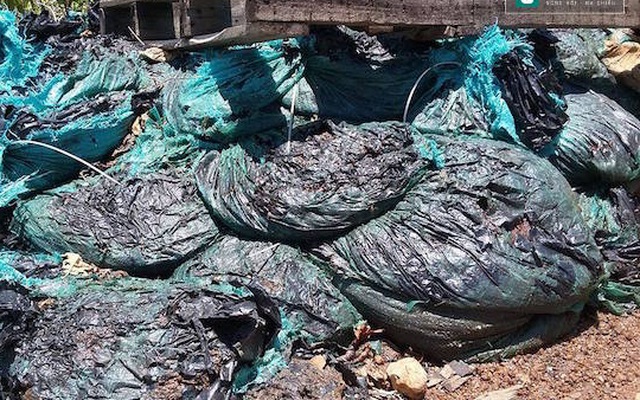 Phát hiện thêm bãi rác thải Formosa trong trang trại người dân