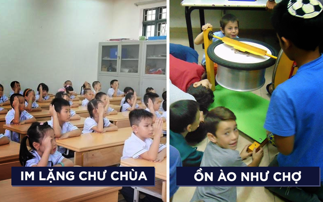 Lớp học như chùa, trẻ con như phỗng