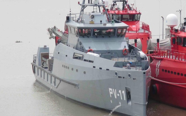 Thử nghiệm tàu tuần tra nhà máy Damen-Sông Cấm đóng cho Venezuela