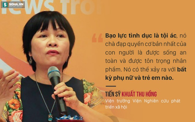 "Bạo lực tình dục là tội ác, nó có thể xảy ra với bất kỳ phụ nữ và trẻ em nào"