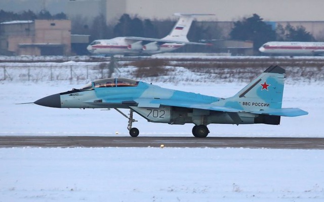 Tiêm kích MiG-35 bất ngờ lộ diện ở ngoại ô Moscow