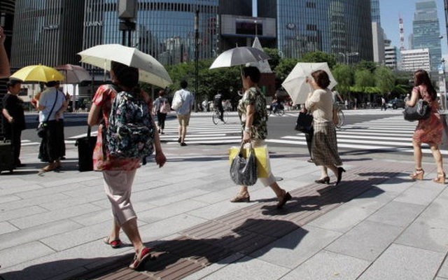​Nhật Bản nắng nóng, 5 người chết, 5.500 người nhập viện
