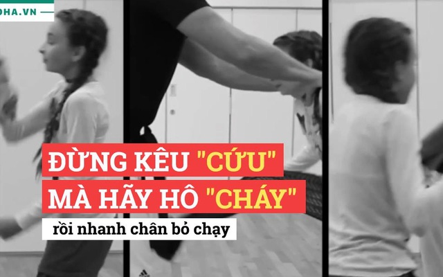 Ba chiêu tự vệ đơn giản bất cứ ông bố nào cũng có thể dạy con