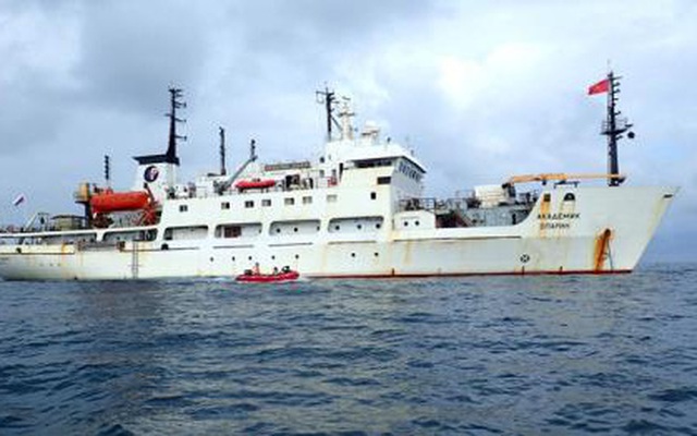 Nhà khoa học Việt nghiên cứu Biển Đông trên tàu Nga