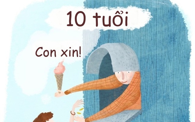 Bộ tranh: Chúng ta của những năm 10, 25 và 40 tuổi - đều là những người khác nhau!