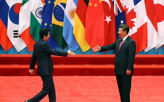 G20: Bắc Kinh "cấm" Shinzo Abe đề cập biển Đông với Tập Cận Bình
