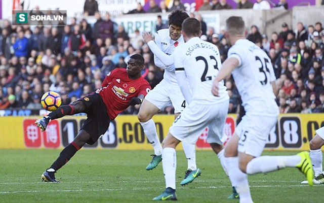 Clip bản quyền Swansea 1-3 Man United