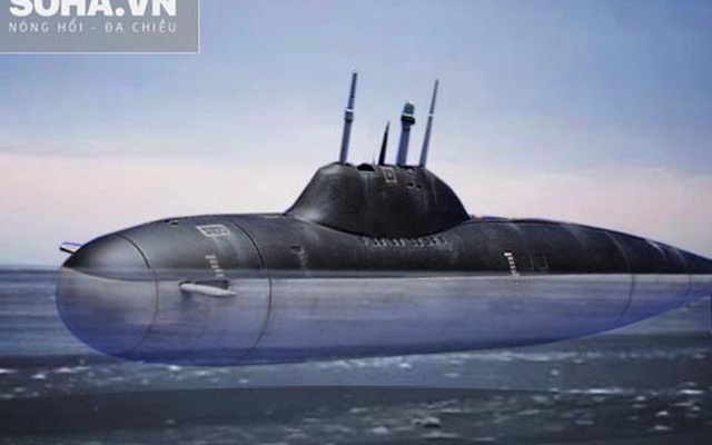 Tàu ngầm tấn công hạt nhân nhanh nhất thế giới của Nga