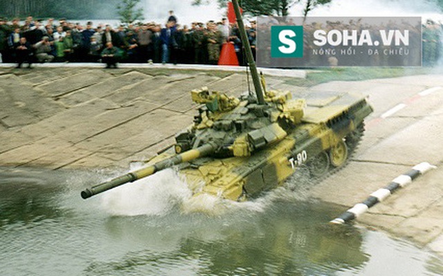 Xe tăng T-54 tới T-90 đi ngầm dưới nước thế nào?