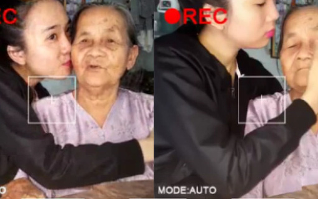 Cô gái trẻ quay clip cùng bà nội khiến nhiều người phải suy ngẫm