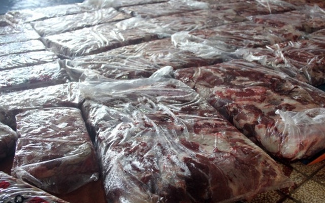 3 tấn thịt trâu thối tẩm hóa chất để thành thịt bò bán dịp Tết