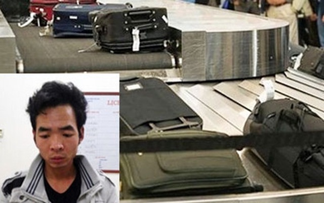 Nhân viên bệnh viện kiêm 'nghề' trộm đồ tại sân bay Nội Bài