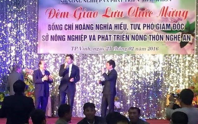 Giám đốc Sở NN&PTNT Nghệ An lên tiếng vụ tiệc mừng tân PGĐ