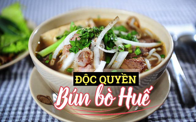 Bò lăn với quy định "bún bò Huế"