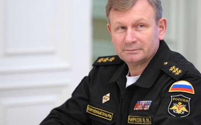 Tư lệnh Hải quân Nga Viktor Chirkov từ chức vì lý do sức khỏe