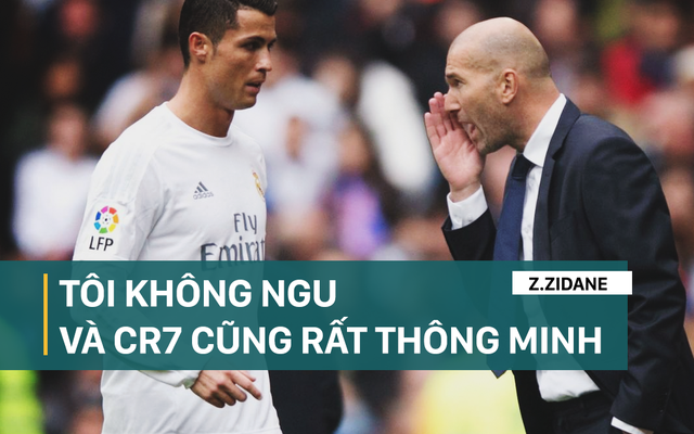 Ronaldo chửi trên khán đài & cách đáp kiểu "không ngu" của Zidane