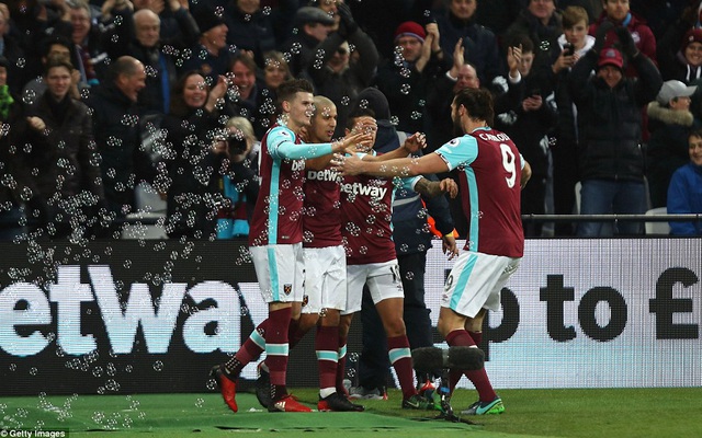 Clip bản quyền West Ham 3-0 Crystal Palace