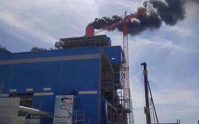 Vụ cháy tại nhà máy Nhiệt điện Vĩnh Tân 4: 2 nạn nhân được chuyển gấp đi cấp cứu
