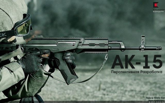 Quân đội Nga sắp chính thức trang bị súng AK-12 và AK-15