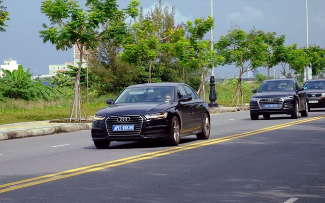 Cận cảnh dàn xe Audi phục vụ APEC chạy thử nghiệm tại Đà Nẵng