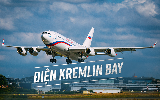 [Infographic] "Điện Kremlin bay" - Chuyên cơ của Tổng thống Nga Putin